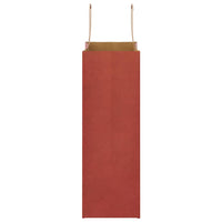 Sacchetti di Carta 50 pz con Manici Rossi 21x11x31 cm