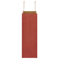 Sacchetti di Carta 250 pz con Manici Rossi 21x11x31 cm 4101980