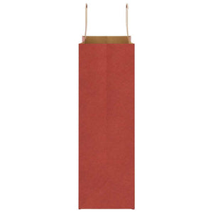 vidaXL Sacchetti di Carta 250 pz con Manici Rossi 26x12x35 cm