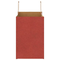 vidaXL Sacchetti di Carta 250 pz con Manici Rossi 26x17x25 cm