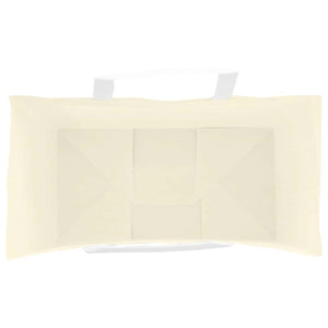 Sacchetti di Carta 50 pz con Manici Gialli 21x11x28 cm