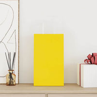 vidaXL Sacchetti di Carta 50 pz con Manici Gialli 21x11x36 cm