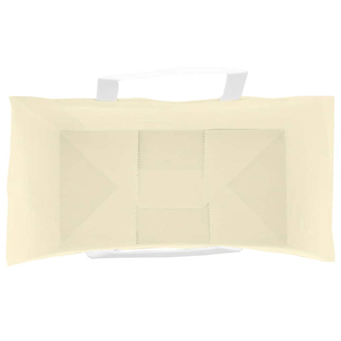 Sacchetti di Carta 50 pz con Manici Gialli 32x17x25 cm