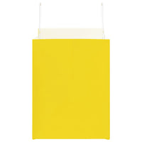 Sacchetti di Carta 50 pz con Manici Gialli 32x22x28 cm