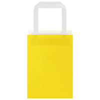 Sacchetti di Carta 250 pz con Manici Gialli 15x8x21 cm 4102005