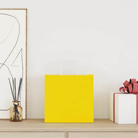 vidaXL Sacchetti di Carta 250 pz con Manici Gialli 26x17x25 cm