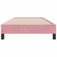 Giroletto a Molle senza Materasso Rosa 90x210 cm in Velluto 3315812
