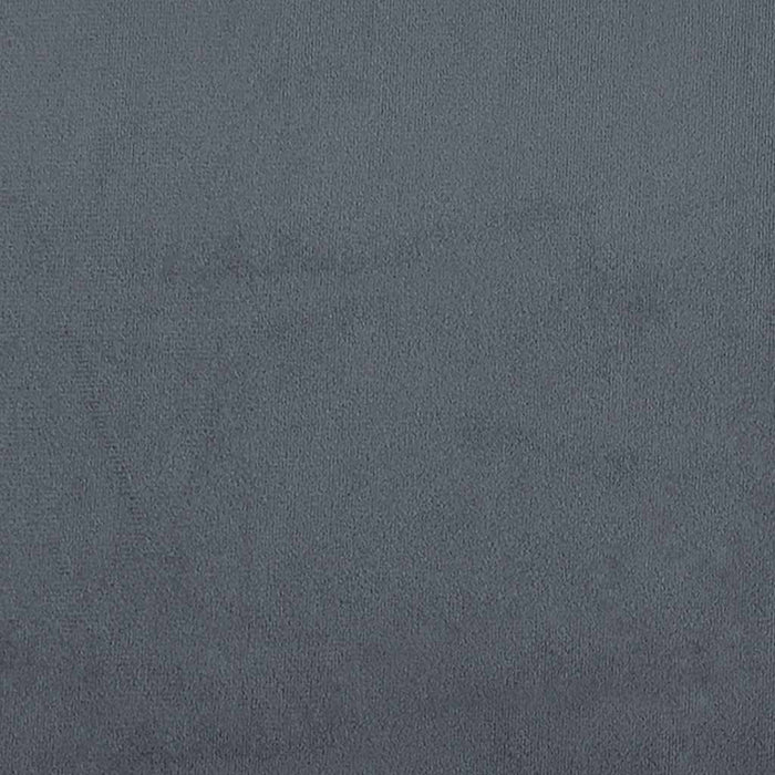 Giroletto Molle senza Materasso Grigio Scuro 120x210 cm Velluto