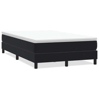 vidaXL Letto a Molle senza Materasso Nero 120x220 cm in Velluto