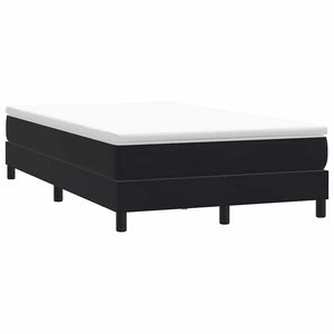 vidaXL Letto a Molle senza Materasso Nero 120x220 cm in Velluto