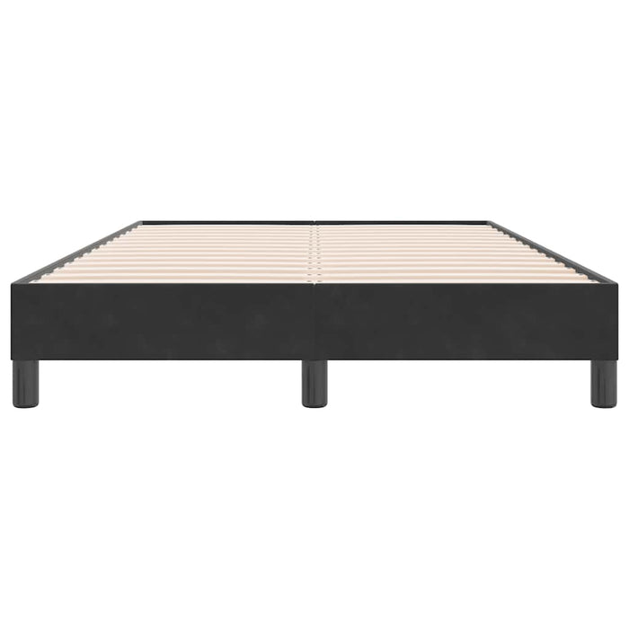 vidaXL Letto a Molle senza Materasso Nero 120x220 cm in Velluto