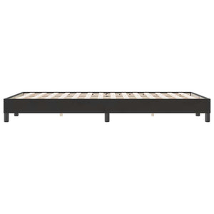 vidaXL Letto a Molle senza Materasso Nero 120x220 cm in Velluto