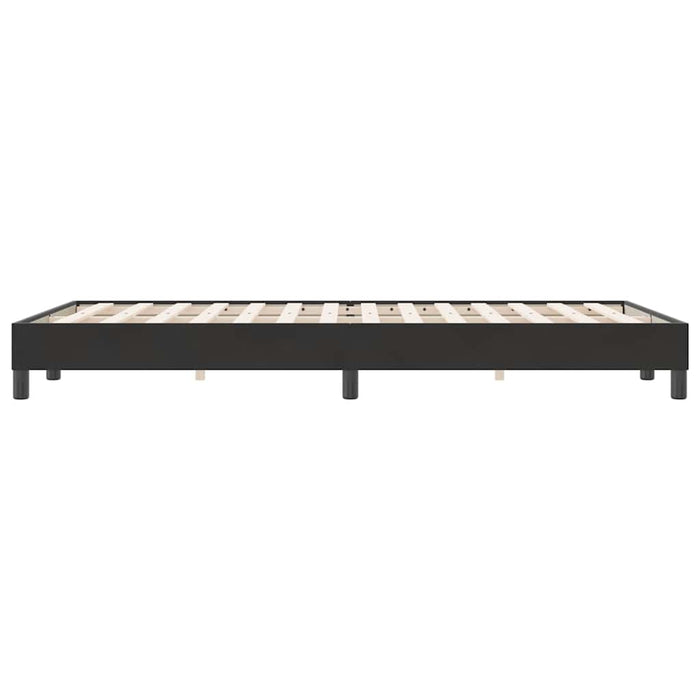vidaXL Letto a Molle senza Materasso Nero 120x220 cm in Velluto
