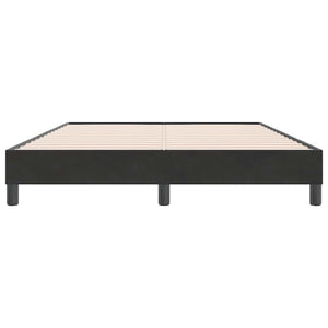 Letto a Molle senza Materasso Nero 140x220 cm in Velluto 3315875