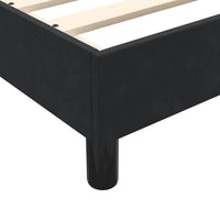 vidaXL Letto a Molle senza Materasso Nero 180x220 cm in Velluto