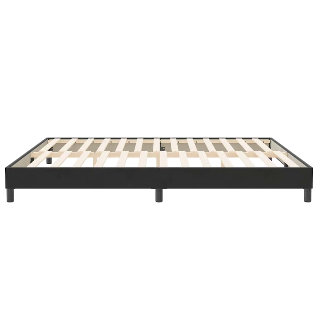 vidaXL Letto a Molle senza Materasso Nero 200x220 cm in Velluto