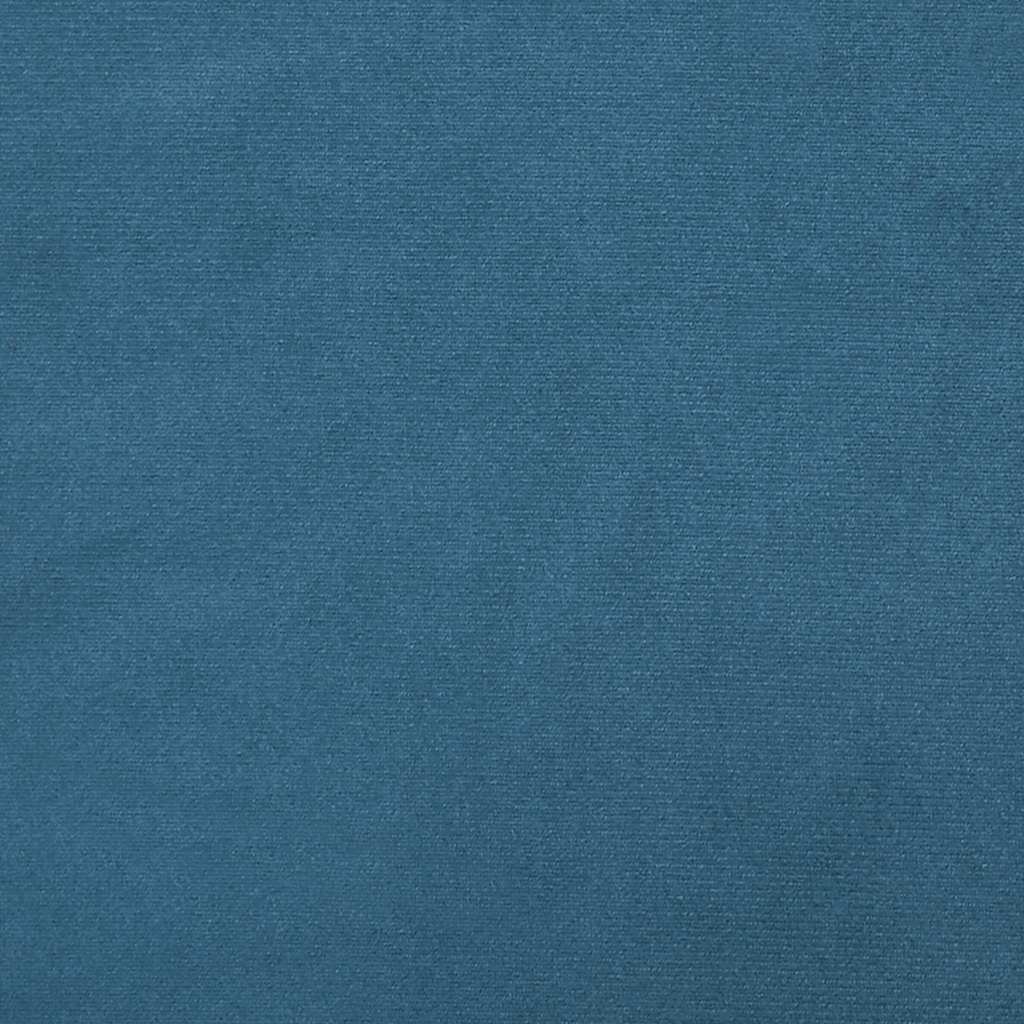 vidaXL Letto a Molle senza Materasso Blu Scuro 200x220 cm in Velluto