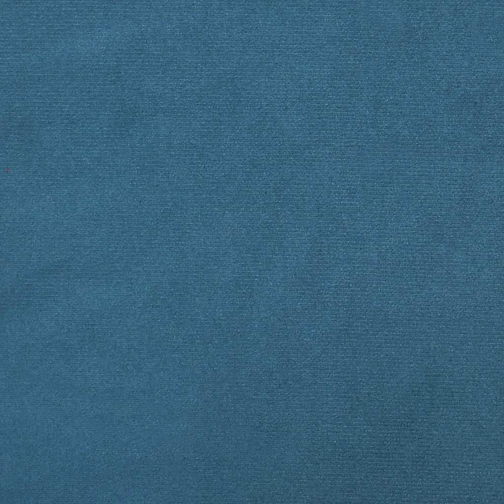 vidaXL Giroletto a Molle con Materasso Blu Scuro 80x220 cm Velluto
