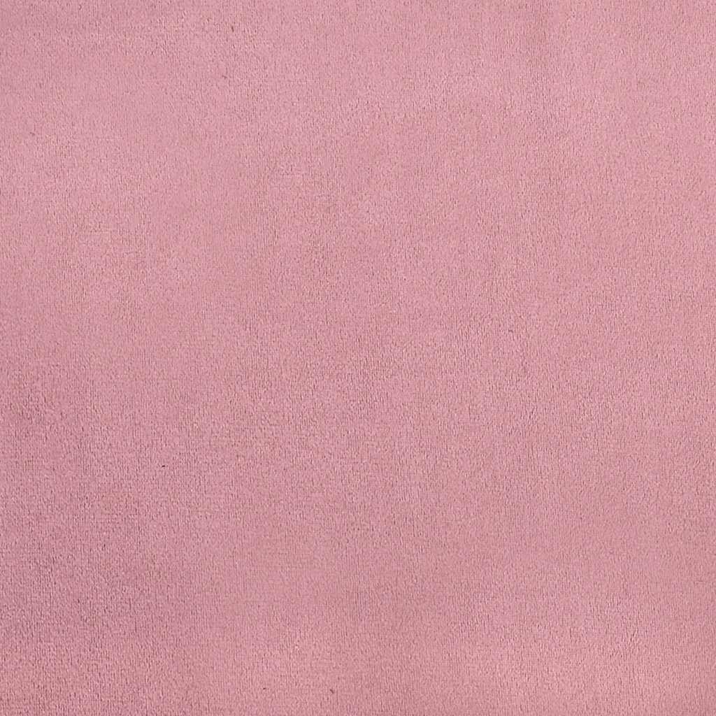 vidaXL Giroletto a Molle con Materasso Rosa 160x220 cm in Velluto