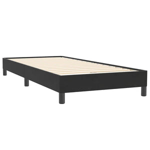 Letto a Molle con Materasso e LED-Struttura Letto con Materasso Nero 80x220 cm Velluto 492307