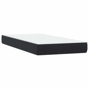 Letto a Molle con Materasso e LED-Struttura Letto con Materasso Nero 80x220 cm Velluto 492307