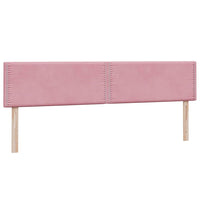 vidaXL Giroletto a Molle con Materasso Rosa 200x220 cm in Velluto