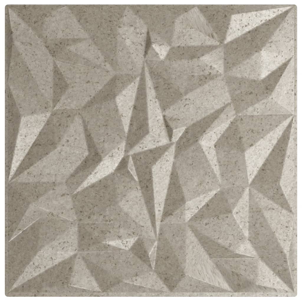 vidaXL Pannelli Murali 12 pz Beton 50x50 cm XPS 3 m² Ametista