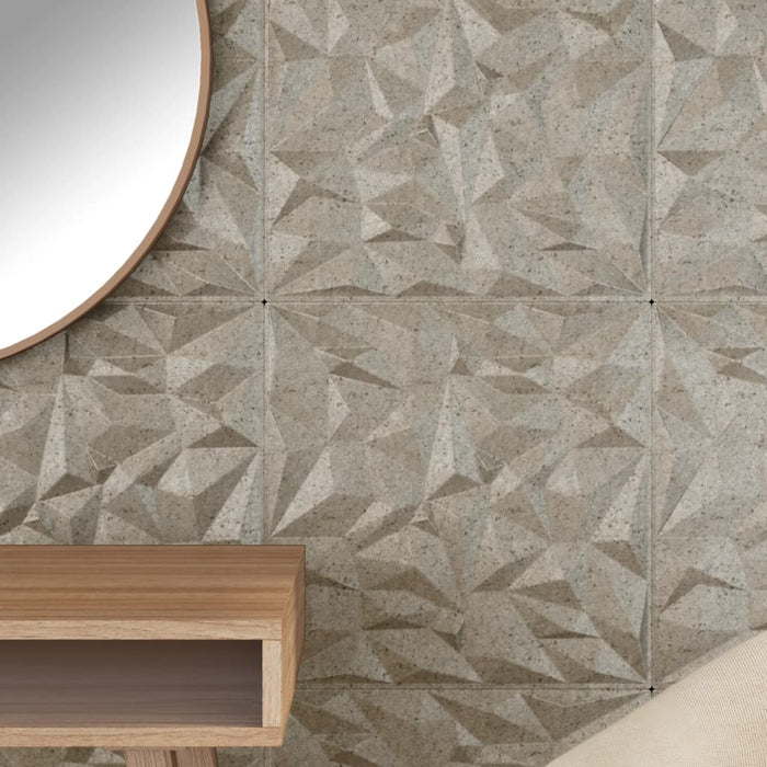 vidaXL Pannelli Murali 12 pz Beton 50x50 cm XPS 3 m² Ametista