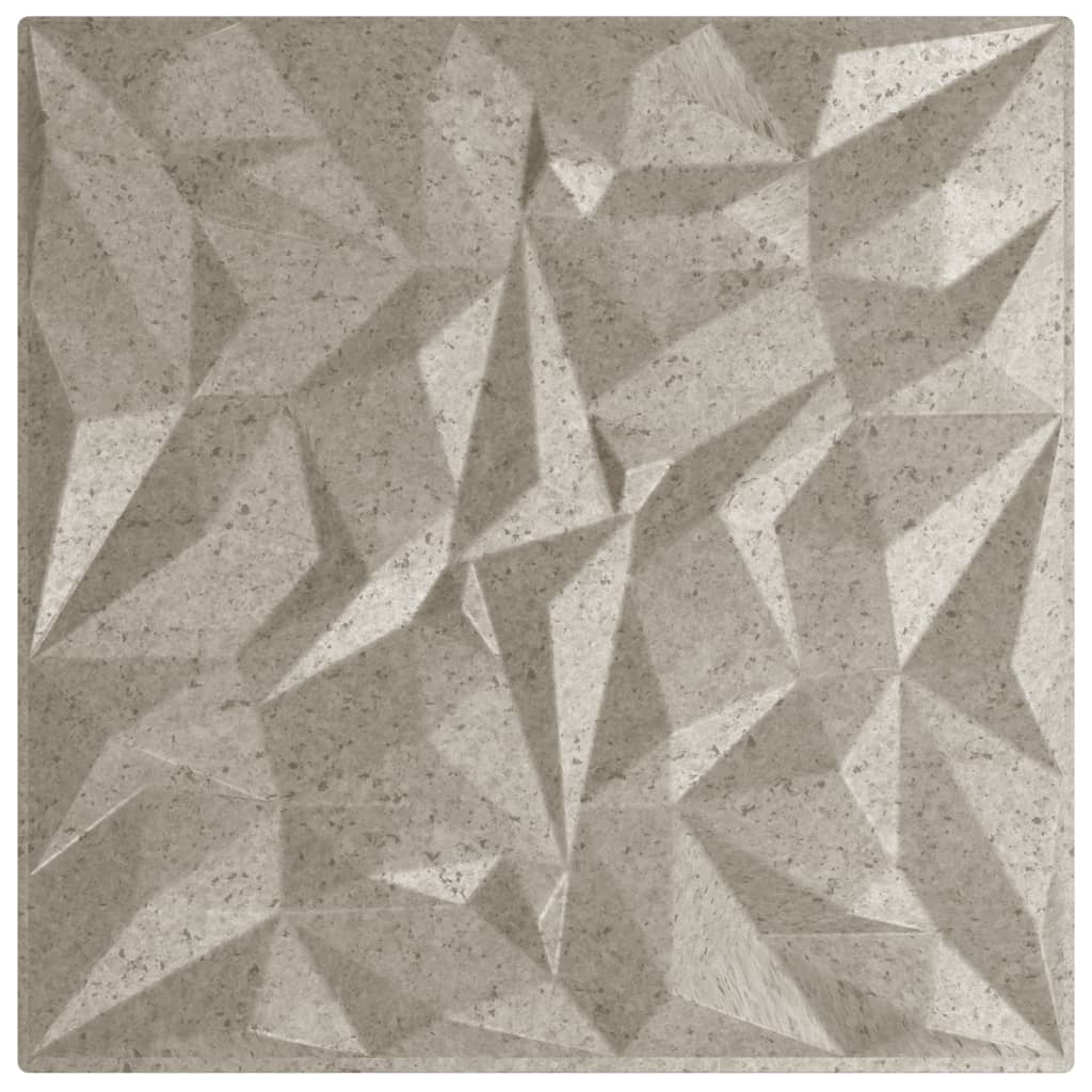 vidaXL Pannelli Murali 24 pz Beton 50x50 cm XPS 6 m² Ametista