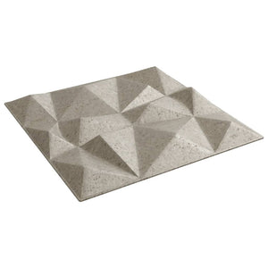 Pannelli Murali 12 pz Beton 50x50 cm XPS 3 m² Diamante 4100060