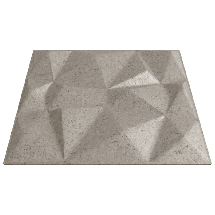 Pannelli Murali 12 pz Beton 50x50 cm XPS 3 m² Diamante 4100060
