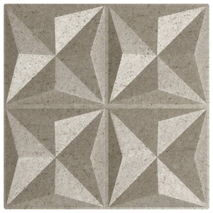 vidaXL Pannelli Murali 12 pz Beton 50x50 cm XPS 3 m² Origami