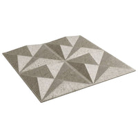 Pannelli Murali 24 pz Beton 50x50 cm XPS 6 m² Origami 4100063