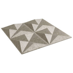 Pannelli Murali 24 pz Beton 50x50 cm XPS 6 m² Origami 4100063