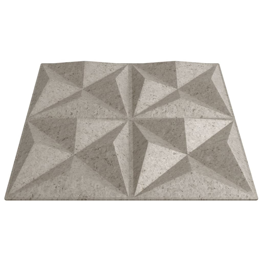 Pannelli Murali 24 pz Beton 50x50 cm XPS 6 m² Origami 4100063