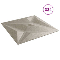 Pannelli Murali 24 pz Beton 50x50 cm XPS 6 m² Stella