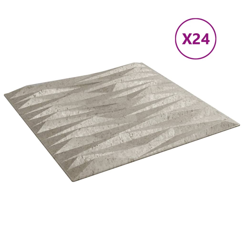 Pannelli Murali 24 pz Beton 50x50 cm XPS 6 m² Pietra 4100081