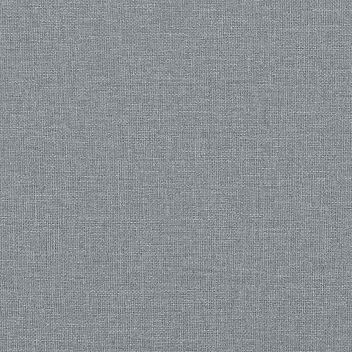 Poltrona a Dondolo con Poggiapiedi Grigio chiaro in Tessuto