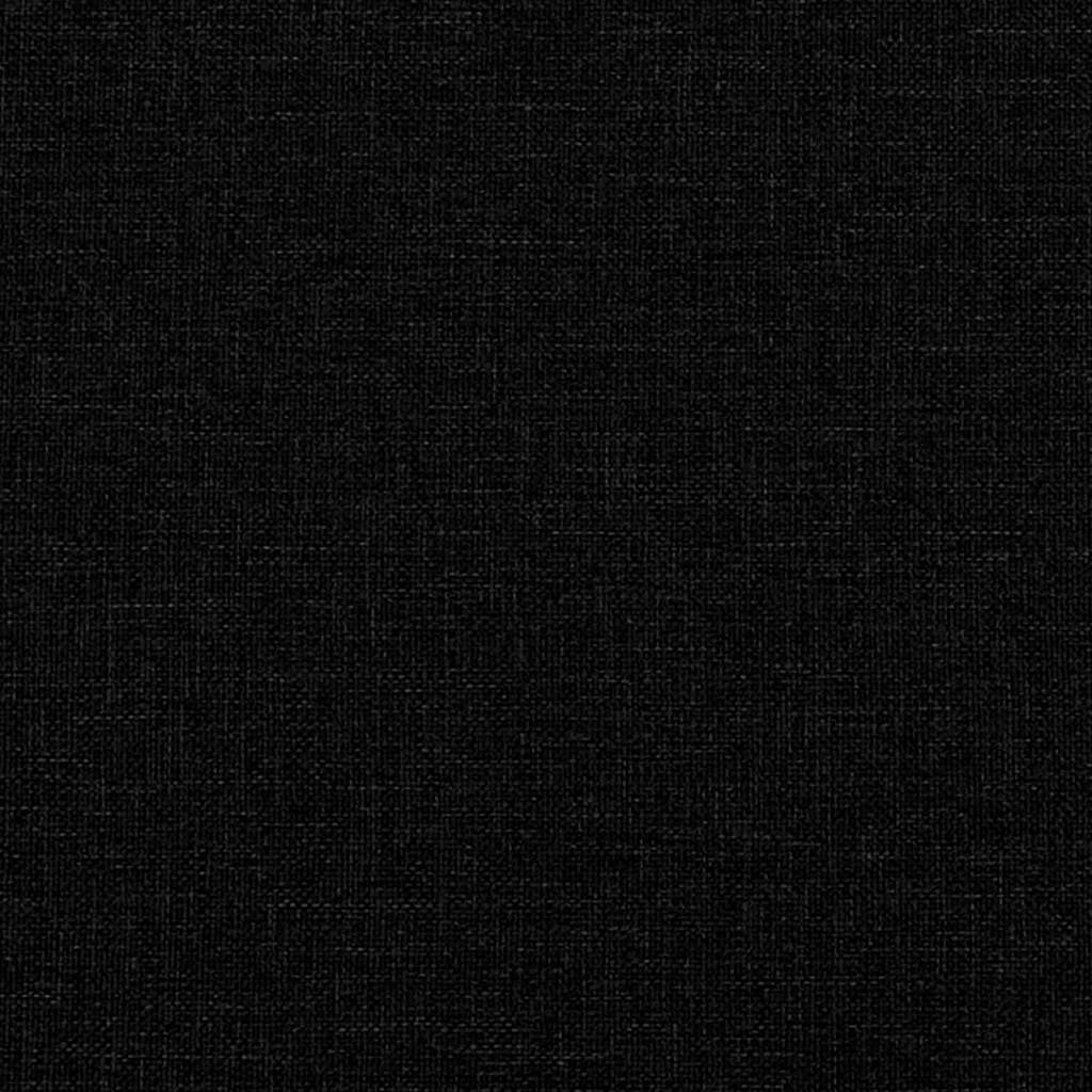 Poltrona a Dondolo con poggiapiedi Nero in Tessuto 3307999