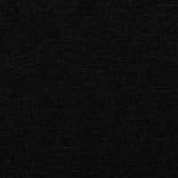 Poltrona a Dondolo con poggiapiedi Nero in Tessuto 3307999