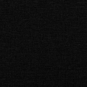 Poltrona a Dondolo con poggiapiedi Nero in Tessuto 3307999