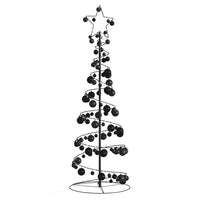 Albero di Natale a LED con Palline 100 LED Bianco Caldo 150 cm 3318562