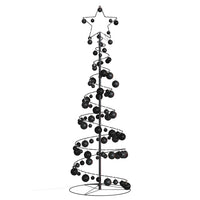 Albero di Natale a LED con Palline 100 LED Bianco Caldo 150 cm 3318562