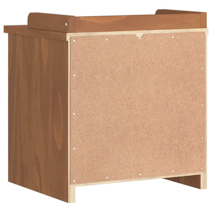 Panca da Corridoio SANDNES 45x40x50 cm Legno Massello di Pino