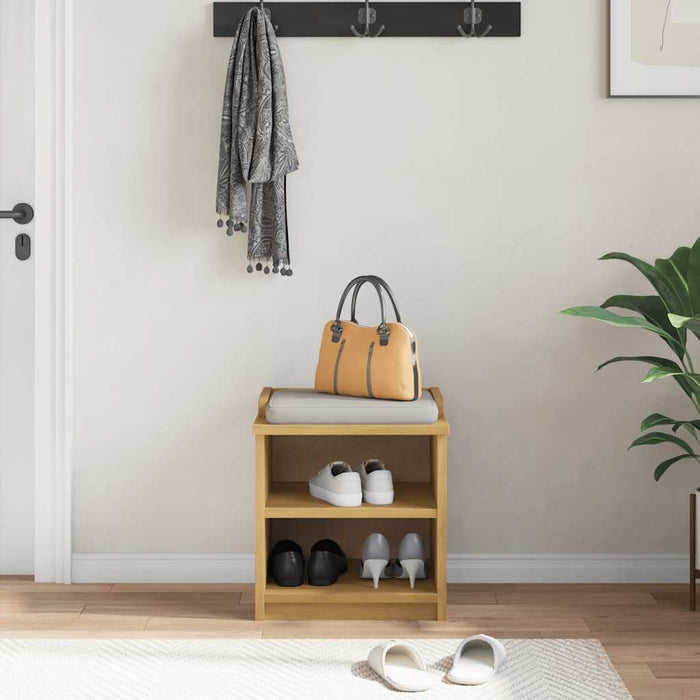 Panca da Corridoio SANDNES 45x40x50 cm Legno Massello di Pino 4010443