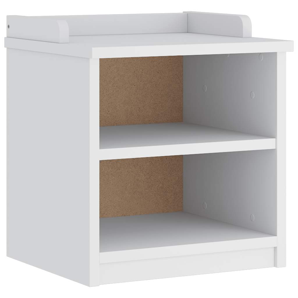 Panca da Corridoio SANDNES Bianca 45x40x50 cm in Legno di Pino 4010444