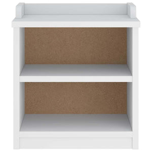 Panca da Corridoio SANDNES Bianca 45x40x50 cm in Legno di Pino 4010444