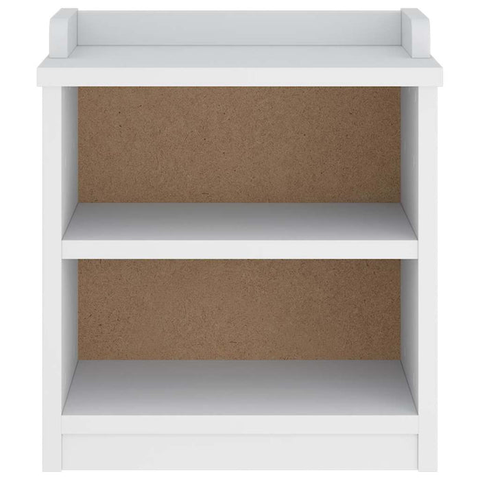 Panca da Corridoio SANDNES Bianca 45x40x50 cm in Legno di Pino 4010444