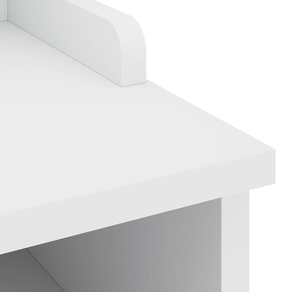 vidaXL Panca da Corridoio SANDNES Bianca 45x40x50 cm in Legno di Pino