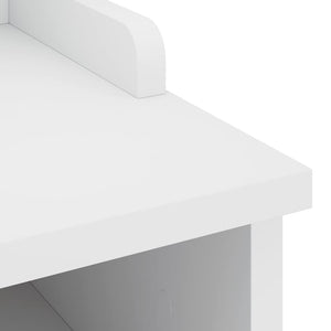 vidaXL Panca da Corridoio SANDNES Bianca 45x40x50 cm in Legno di Pino